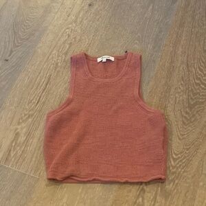 Madewell tank top mauve color size xxs
